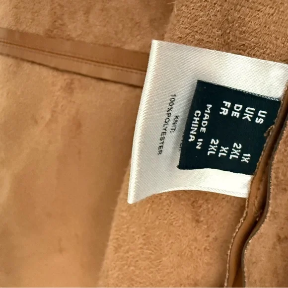 Escalier Women's Faux Leather Jacket - Light Brown - Picture 7 of 7